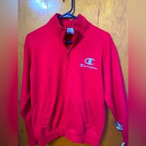 SOLD!!Champion sweatshirt 1/2 zip !
